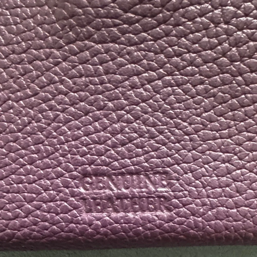 Purple Leather Wallet
